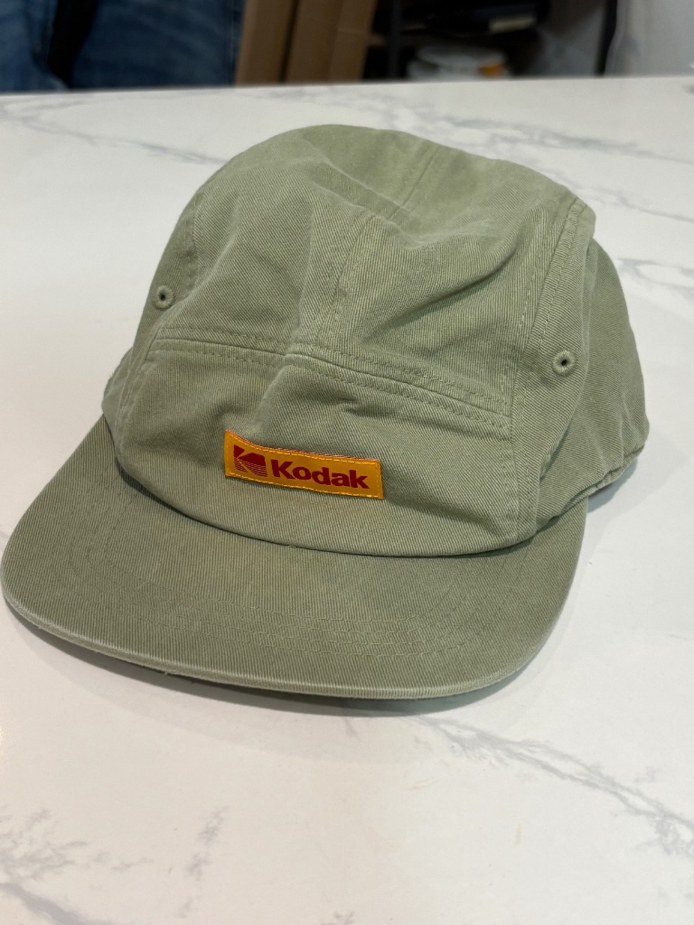 Kodak Apparel Sage Green 5-Panel Camp Hat Cap M/L